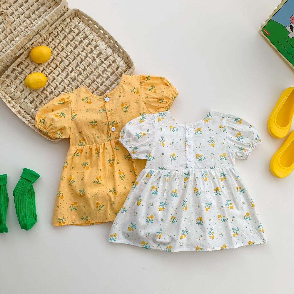 Baby Girls Summer Floral Dress Girls Clothes Wholesale
